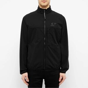 C.P. Company PROTEK Logo Windbreaker Black 52